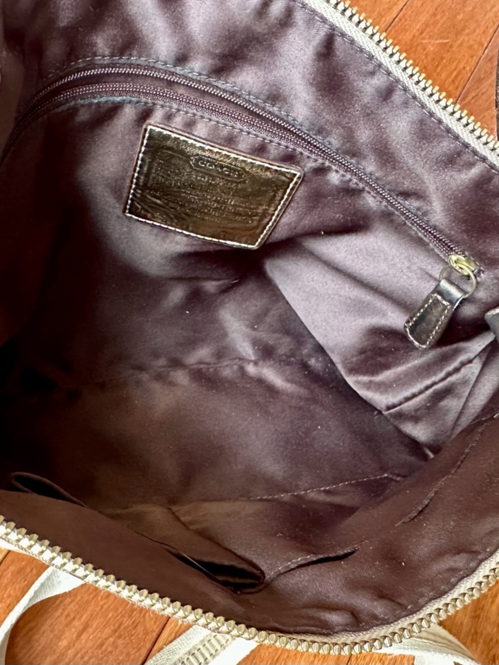 Coach Poppy Signature 2-Way Shoulder Bag with Signature Jacquard "C" Pattern - Picture 12 of 13